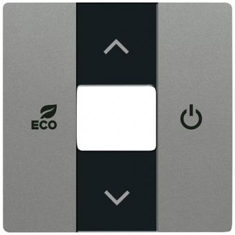 Zentralscheibe für Raumtemperaturregler für Busch-free@home® solo® (graumetallic) 