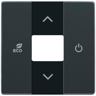 Zentralscheibe für Raumtemperaturregler für Busch-free@home® future® linear (anthrazit) 
