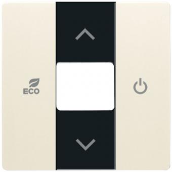 Zentralscheibe für Raumtemperaturregler für Busch-free@home® future® linear (elfenbeinweiß) 