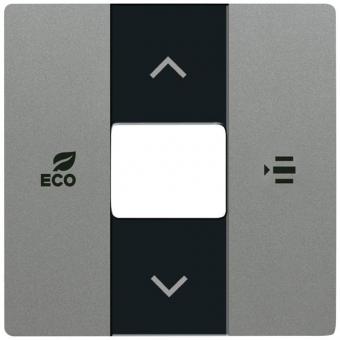 Zentralscheibe für Fan Coil-Regler für Busch-free@home® solo® (graumetallic) 