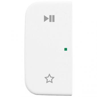 Wippe 2-fach links, mit Symbol "Play/Pause" für Busch-free@home Reflex SI 