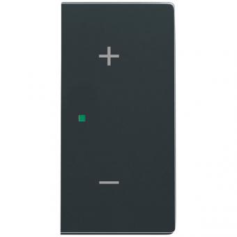 Wippe 2-fach rechts, mit Symbol "Volume" für Busch-free@home future® linear  (anthrazit) 