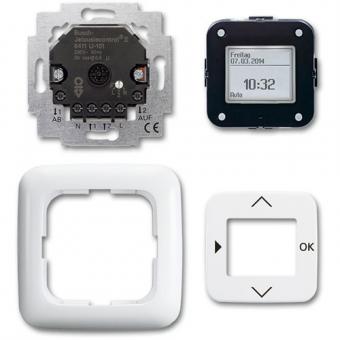 Busch-Jaeger Jalousie-Komfort-Timer, Komplettset Reflex SI (alpinweiß) 