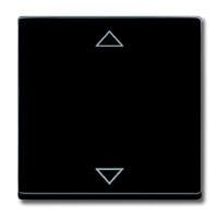 Bedienelement für Busch-Jalousiecontrol II (schwarz matt) 