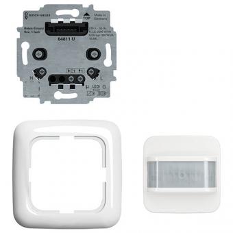 Busch-Wächter® 180 flex, Wireless Komplettset mit Komfort Sensor Selectlinse und Relais-Einsatz 