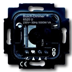 Busch-Dimmer-Einsatz 6520 U, 200W - 700W 