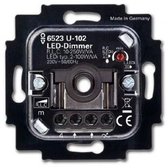 Busch-Dimmer-Einsatz 6523 U-102, LED-Dimmer, 2W - 100W 