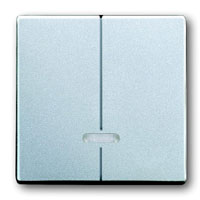 Bedienelement für Busch-Memory-Seriendimmer (alusilber) 