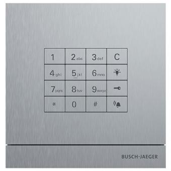 Außenstation mit Tastatur-Modul für Busch-Welcome® (Edelstahl) 