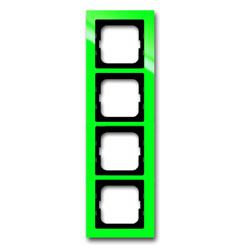 Abdeckrahmen Busch-axcent, 4-fach (grün) 