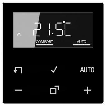 JUNG HOME Raumthermostat-Display, schwarz 
