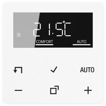 JUNG HOME Raumthermostat-Display, alpinweiß 