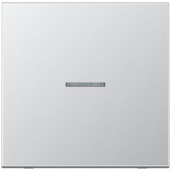 JUNG HOME Taster 1fach, Aluminium AlMg1 Naturton, mattgebeizt, Serie LS, Aluminium 
