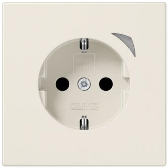 JUNG HOME SCHUKO® Steckdose, Safety+, weiß 