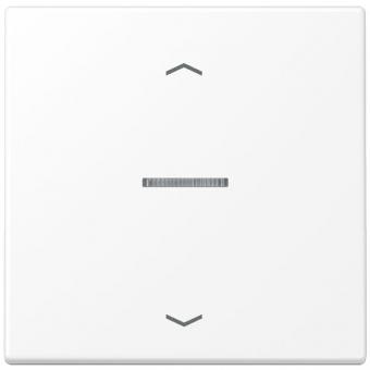 JUNG HOME Taster 1fach, mit Pfeilsymbolen, Duroplast lackiert, Serie LS, schneeweiß matt 