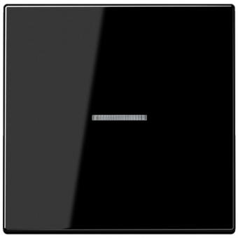 JUNG HOME Taster 1fach, Duroplast, Serie LS, schwarz 