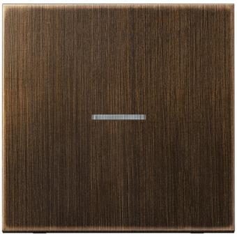JUNG HOME Taster 1fach, Messing, Serie LS, Messing antik 
