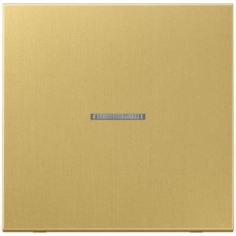 JUNG HOME Taster 1fach, Messing, Serie LS, Messing classic 