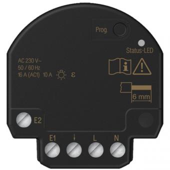 JUNG HOME Schaltaktor 1fach Mini mit 2 Binäreingängen 