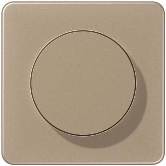 Jung Abdeckung mit Drehknopf (gold-bronze) 