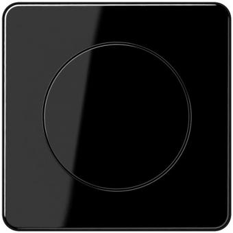 Jung Abdeckung mit Drehknopf (schwarz) 