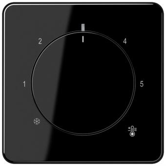 Jung Abdeckung für Thermostat (schwarz) 