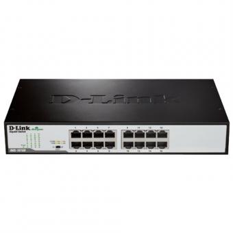 D-Link DGS-1016D/E, 16-Port Switch Desktop 10/100/1000 Mbit 