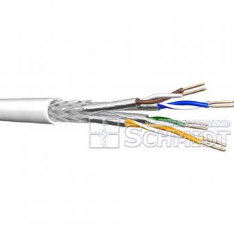 Draka UCHOME - Datenkabel Cat.7, SS26 S/FTP  (900 MHz), 4x2xAWG26, weiß,  100m Ring 