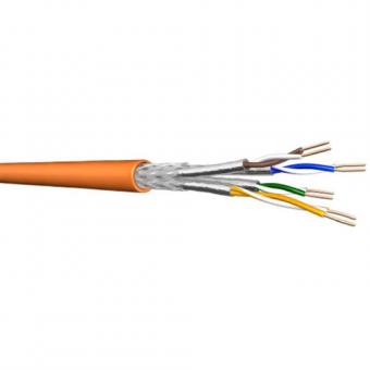Draka TN-7000-1, Datenkabel Cat.7, S/FTP (1000 MHz), 4x2xAWG23, orange, 100m Ring 