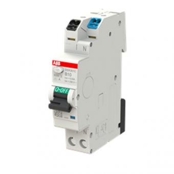 ABB FlexLine® FI/LS-Schalter DSX301CA, 1TE 6kA, 1P+N, Typ A, B10A, 30mA, 2polig 