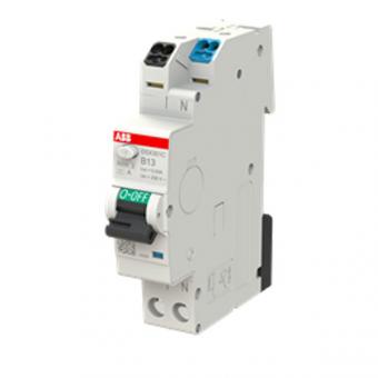 ABB FlexLine® FI/LS-Schalter DSX301CA, 1TE 6kA, 1P+N, Typ A, B13A, 30mA, 2polig 