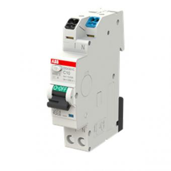 ABB FlexLine® FI/LS-Schalter DSX301CA, 1TE 6kA, 1P+N, Typ A, C10A, 30mA, 2polig 