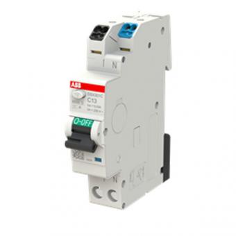 ABB FlexLine® FI/LS-Schalter DSX301CA, 1TE 6kA, 1P+N, Typ A, C13A, 30mA, 2polig 