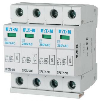 Eaton SPCT2-280/4 - Überspannungsableiter steckbar, 4p, 280VAC, 4x20kA, Typ 2 