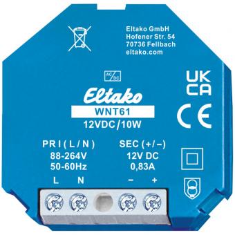 Eltako Weitbereichs-Schaltnetzteil WNT61-12VDC/10W 