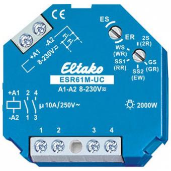 eltako ESR61M-UC Multifunktions-Stromstoß-Schaltrelais, 1+1 Schließer 