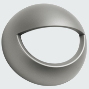 ESYLUX MD-W Abdeckkappe, Edelstahl-Optik 