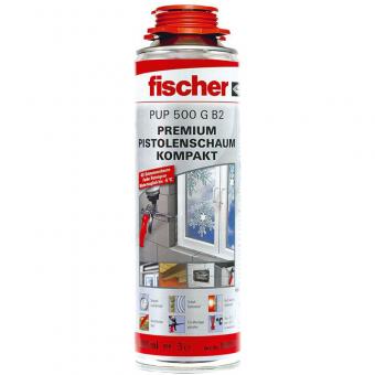 Fischer 1K Premium Pistolenschaum Kompakt PUP 500 B2, 500 ml 