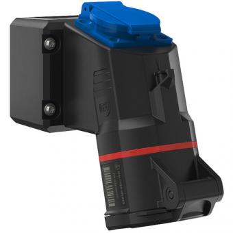Walther CEE NEO Wandsteckdose Minikombi 16A 5P 6h IP54 mit Schraub-Klemmstein 