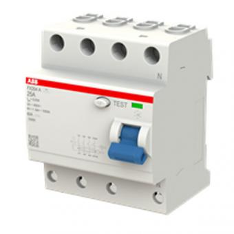 ABB FlexLine® FI-Schutzschalter FX204 A-25/0.03, 25A, 30mA, Typ A, 4polig 
