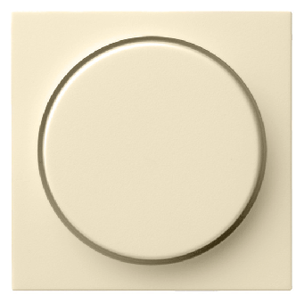 Gira Abdeckung mit Knopf für Dimmer (cremeweiß, glänzend) 
