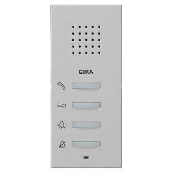 Gira Wohnungsstation Aufputz Freisprechen (grau, matt) 