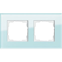 GIRA Abdeckrahmen 2-fach - Esprit (Glas mint) 