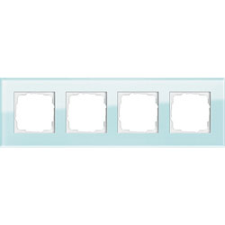 GIRA Abdeckrahmen 4-fach - Esprit (Glas mint) 