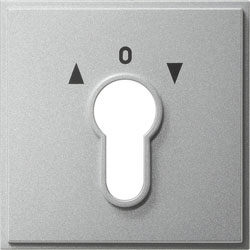 Abdeckung für Schlüsselschalter-/taster (alu) 