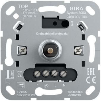 Gira System 3000 Drehzahlstellereinsatz 