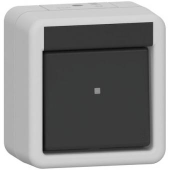 Gira IP 44 Wippschalter 10 AX 250 V~,  Universal Aus-Wechselschalter (grau) 