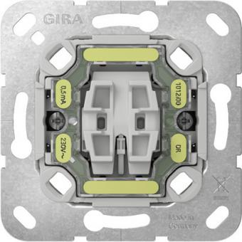 Gira Einsatz Wipp-Kontrollschalter 10 AX 250 V~ mit LED, Aus 2-polig 