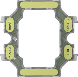 Gira LED-Beleuchtungselement 230 V~ / T1 - rot 0,5mA 