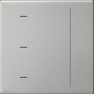 Gira System 3000 Touchaufsatz (Edelstahl) 